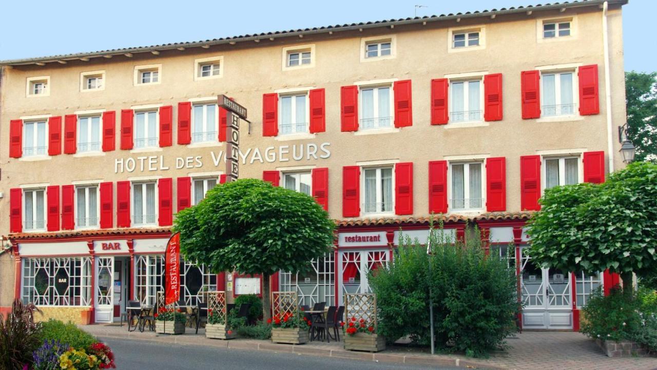 Logis Hotel Restaurant Des Voyageurs Saint-Paulien Eksteriør billede